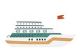 Passenger ship yacht