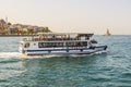 Passenger ships in the Strait of Bosporus Istanbul Turkey a clear day