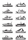 Passenger ships and yachts