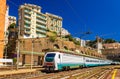 Passenger train at Genova Piazza Principe railway station