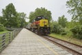 Passenger Train waiting at station