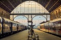 Keleti railway station in Budapest, interior