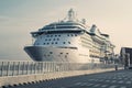 Passenger Transatlantic Cruise Liner Royalty Free Stock Photo
