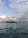 Passenger transport by ferry in Istanbul Bosphorus