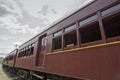 Passenger wagon of old steam train Royalty Free Stock Photo
