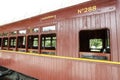 Passenger wagon of old steam train Royalty Free Stock Photo