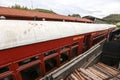 Passenger wagon of old steam train Royalty Free Stock Photo