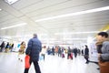 Passenger wait in the JR tokyo subway station.