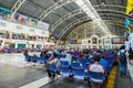 Passenger wait for travel in Train station Bangkok Thailand