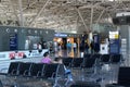 Passengers awaiting their flight at the Vnukovo International Airport Moscow - July 2017