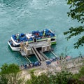 Passengers boarding the Maid of The Mist Royalty Free Stock Photo