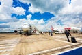 Passengers Boarding Tam Airlines Airplane in Foz do Iguacu, Brazil