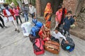 Passengers at Bus Stand amid COVID-19 surge in Rajasthan, India