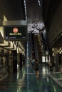 Passengers commute in the Singapore subway Royalty Free Stock Photo