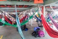 Passengers of hammock deck