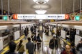 passengers in hurry at Osaka subway