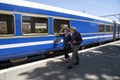 Passengers and the luxury Blue Train South Africa