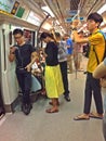 Passengers - MRT train