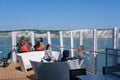 Passengers traveling on P&O ferry