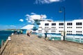 Passengers wait for the Queenscliff to Sorrento ferry Royalty Free Stock Photo