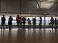 Passengers at Brisbane International Airport