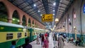 Passengers waiting for their train at Lahore Station