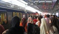 Passengers waiting for a train in Kuala Lumpur