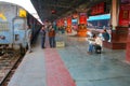 Passengers waiting for the trains at Jaipur Junction railway sta