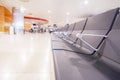 Passengers waitting for their flight at Barajas Airport in Madrid