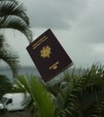 passeport travellings France Antilles Royalty Free Stock Photo