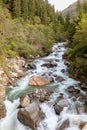 At Passer river in Moos, South Tyrol