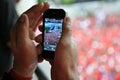 Passerby Photographs a Red-Shirt Rally in Bangkok