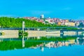 Passerelle du Colege bridge in Lyon, France Royalty Free Stock Photo