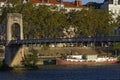 Passerelle du College across Rhone river