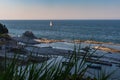 Passetto beach with pope chair rock