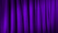 Passing Along Purple Stage Curtain