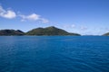 Some of the beautiful island passing by at seychelles Royalty Free Stock Photo