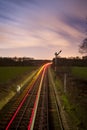 Passing train Royalty Free Stock Photo