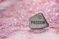 Passion engrave on stone Royalty Free Stock Photo