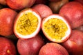 Passion Fruit closeup exotic Royalty Free Stock Photo