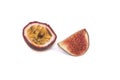 Passion fruit and fig Royalty Free Stock Photo