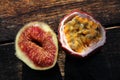 Passion fruit and figs