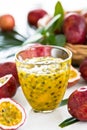 Passion fruit juice Royalty Free Stock Photo