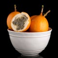 Passion fruit maracuja granadilla Royalty Free Stock Photo