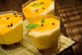 Passion fruit mousse