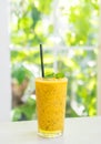 passion fruit smoothie Royalty Free Stock Photo