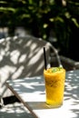 passion fruit smoothie Royalty Free Stock Photo