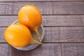 Passion fruit on the table - Passiflora ligularis