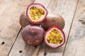 Passion fruits. Royalty Free Stock Photo