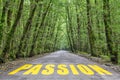 Jungle road to passion Royalty Free Stock Photo
